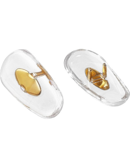 6 Pares Almohadillas Nasales Ray-Ban 16mm Doradas