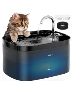 Fuente de Agua para Gatos Putilog 2.5L Silenciosa con Filtros