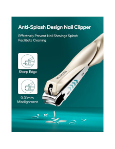 Set de Cortauñas MR.GREEN 3 Piezas Acero Inoxidable Verde 2