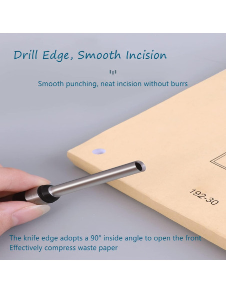 Broca de Papel Utoolmart 5mm Mango Recto para Perforadora