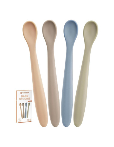 Cucharas Suaves para Bebés Setter Home - Silicona Apta Lavavajillas