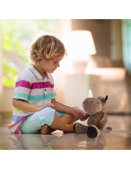 Conjunto de 8 Animales de Peluche Safari Elcoho 24.89 cm