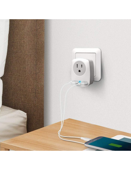 Adaptador de Enchufe JARVANIA Tipo-L para Italia y Chile