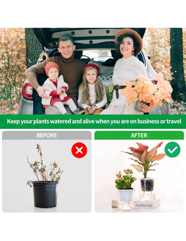 Cuerda de Riego Capilar ORIMERC 4.57m 1/6" para Plantas