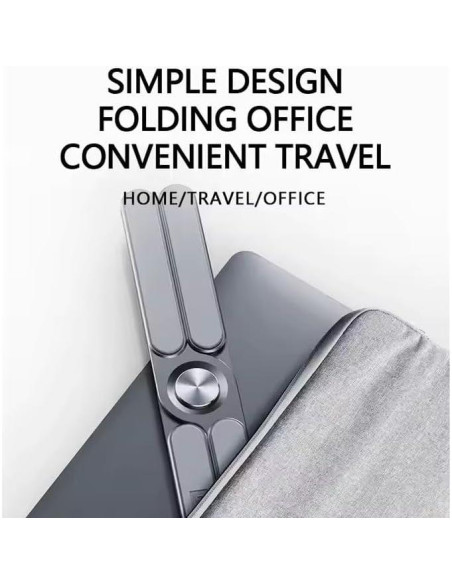 Soporte Ergonómico para Laptop Aluminio Ajustable 7 Niveles 25-39.6 cm Soporte Ergonómico para Laptop Aluminio Ajustable 7 Niveles 25-39.6 cm