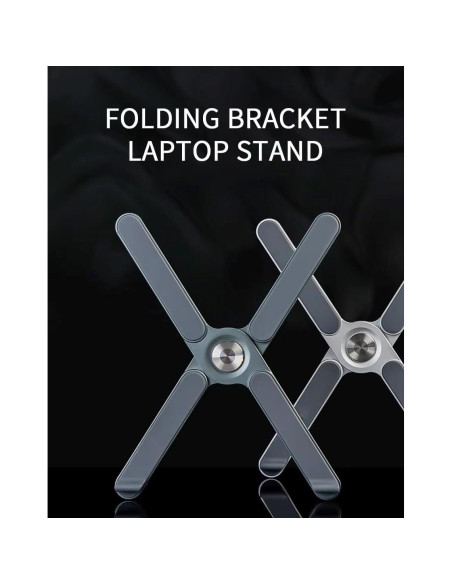 Soporte Ergonómico para Laptop Aluminio Ajustable 7 Niveles 25-39.6 cm Soporte Ergonómico para Laptop Aluminio Ajustable 7 Niveles 25-39.6 cm