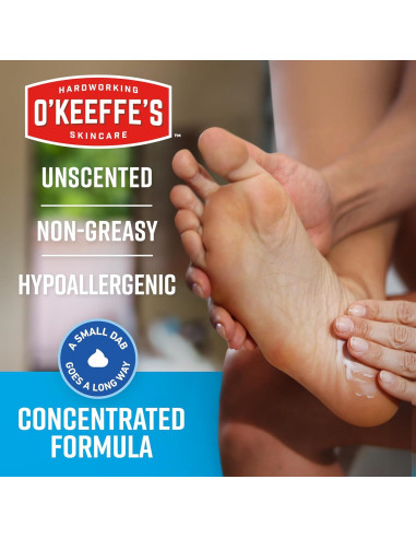 Crema para Pies Saludables O'Keeffe 85g - Alivio Pies Secos