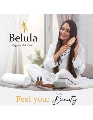 Cepillo de Cerdas de Jabalí Belula para Cabello Fino - Set Completo