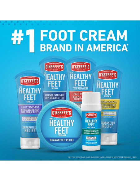 Crema para Pies Saludables O'Keeffe 85g - Alivio Pies Secos