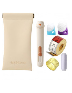 Kit de Costura 3 en 1 HeriNova con Enhebrador y Cinta Métrica