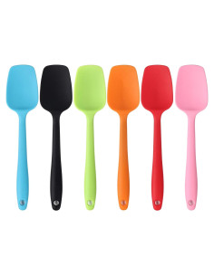 Espátulas de Silicona MOACC 20.8 cm Resistentes al Calor (6 Pcs)