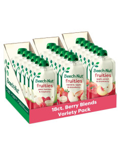 Paquete Variado de Purés de Frutas Beech-Nut 18 Bolsas 99g