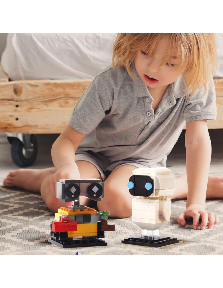 Conjunto de Bloques de Construcción Robots Wall-e y Eve 155 Piezas