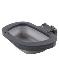 Tazón Plegable para Mascotas Dexas PW275432429 Gris 0.6L