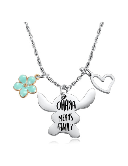 Collar Ralukiia Ohana Significa Familia Stitch 45.72 cm