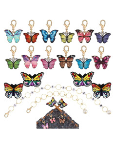 Conjunto de Herramientas de Tejer COGCHARGER 18 Piezas Mariposa
