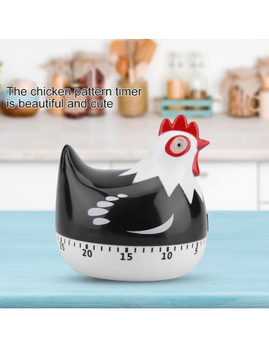 Temporizador de Cocina Mecánico Joyzan, Patrón Pollo, 60 Minutos