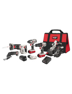 Kit de Combo 6 Herramientas PORTER-CABLE 20V Inalámbrico