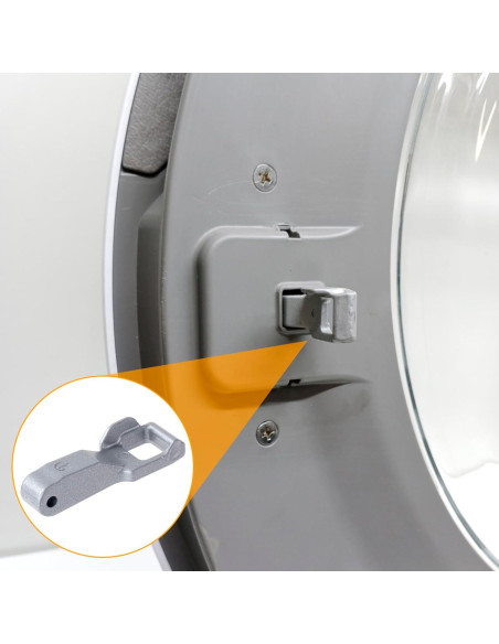 2 Piezas Pestillo de Cerradura de Puerta LG MFG63099101 Metal 2 Piezas Pestillo de Cerradura de Puerta LG MFG63099101 Metal