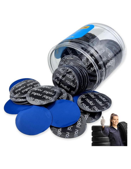 Kit de Reparación de Neumáticos BONFQERT 80 Pcs 2.4"