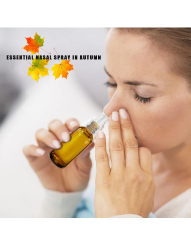 Botellas de Spray Nasal Vacías GIVAMEIHF 6Pcs 30ml Ámbar