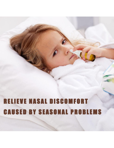 Botellas de Spray Nasal Vacías GIVAMEIHF 6Pcs 30ml Ámbar