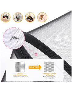 Red para Mosquitos Orzbow para Cochecito Negra 170-240cm 2