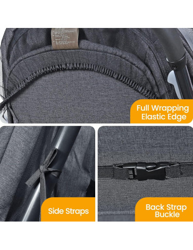 Red para Mosquitos Orzbow para Cochecito Negra 170-240cm