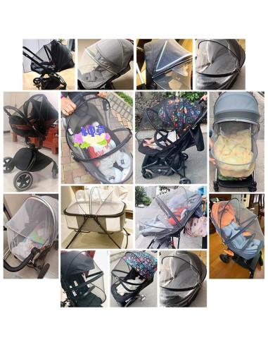 Red para Mosquitos Orzbow para Cochecito Negra 170-240cm