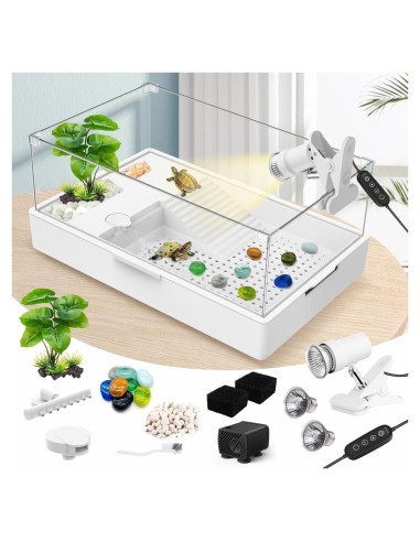 Kit de Acuario Grande GOZILLA GZ-500TB para Tortugas 50cm