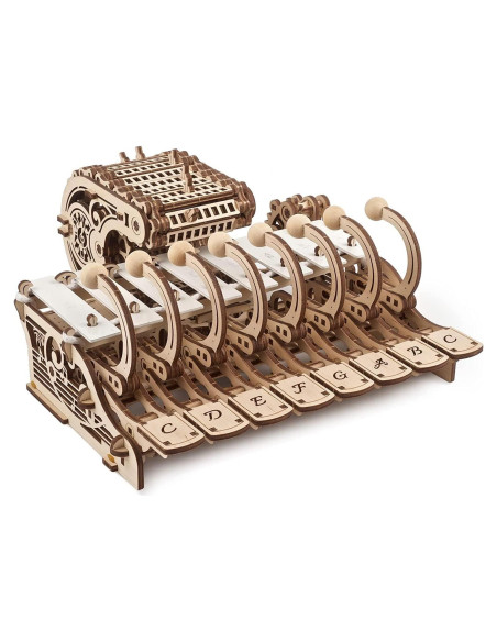 Rompecabezas Mecánico 3D UGEARS Celesta Musical - 573 Piezas