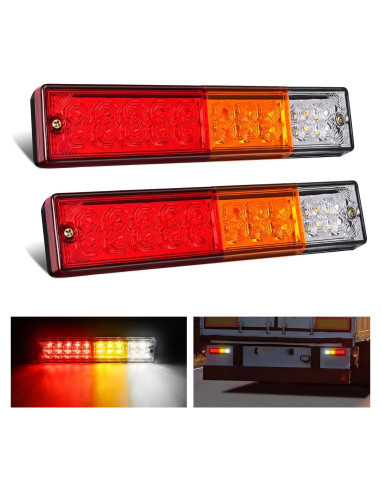 Nilight 2PCS Luz Trasera para Remolque 20LED IP65