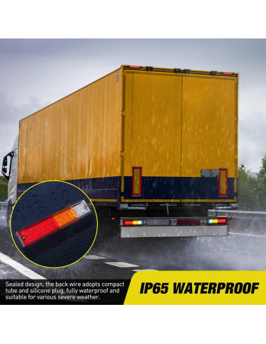 Nilight 2PCS Luz Trasera para Remolque 20LED IP65