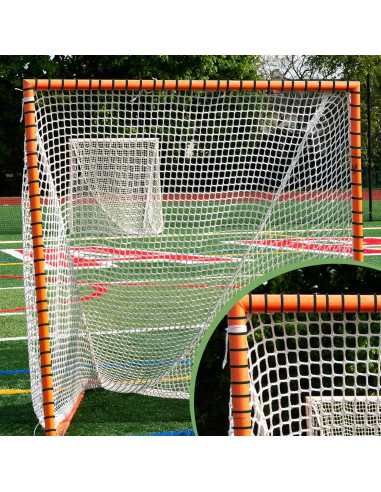 Cordón de Red de Lacrosse Wowangce 28m x 4mm Negro - 2 Pcs