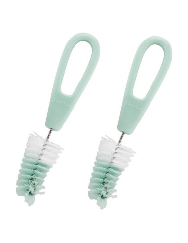 Cepillo de Tetina Rotatorio Simba Verde Set de 2 Unidades