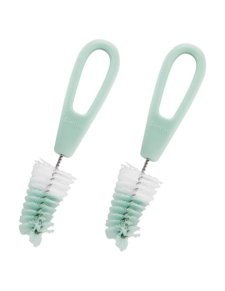 Cepillo de Tetina Rotatorio Simba Verde Set de 2 Unidades