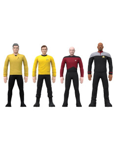 Figuras de Acción Articuladas TCG Toys FleXfigs Star Trek - 4 Capitanes