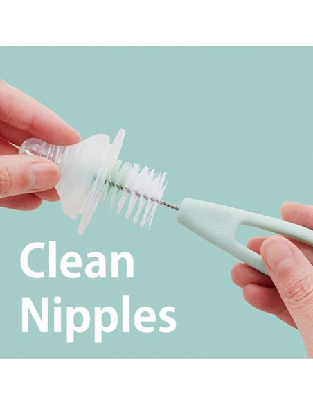 Cepillo de Tetina Rotatorio Simba Verde Set de 2 Unidades