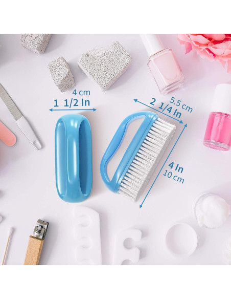 Cepillo de Mano y Uñas Konex Perfect-Grip Azul 10.16x5.72 cm