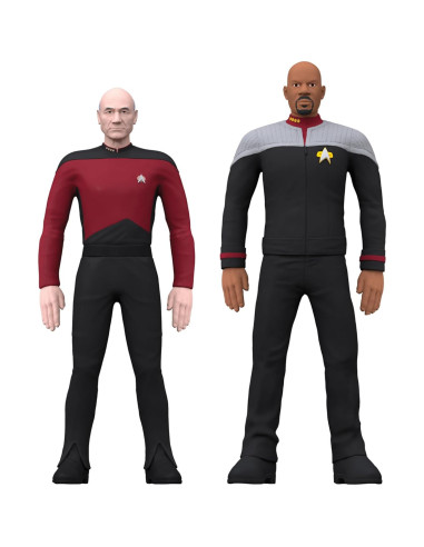 Figuras de Acción Articuladas TCG Toys FleXfigs Star Trek - 4 Capitanes