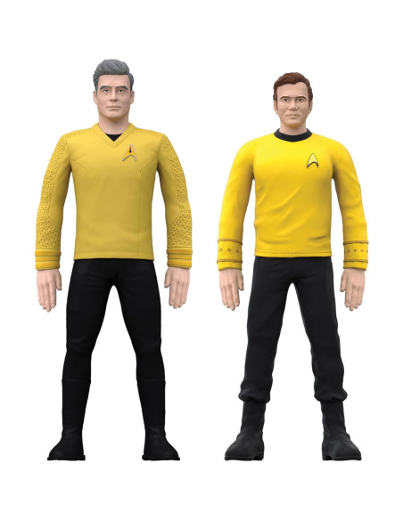 Figuras de Acción Articuladas TCG Toys FleXfigs Star Trek - 4 Capitanes