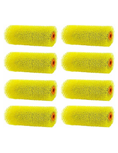 8 Fundas de Rodillo de Pintura Texturizadas YLTOLOO 10.16 cm