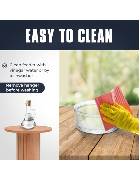 Comedero Colgante Zazu Monarch Abode con Tazón de Vidrio 22cm