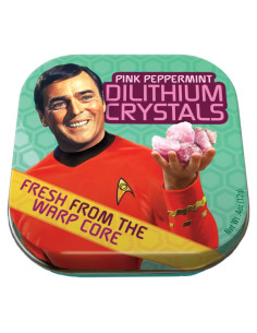 Caramelos de Cristal de Dilithium de Menta Rosa - The Unemployed Philosophers Guild, 1 Lata