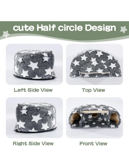 Accesorios para Cobayas MABOZOO - 2 Camas y Túnel Escondite