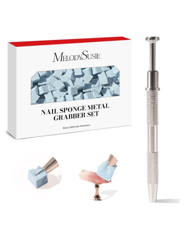 Esponjas Suaves para Uñas MelodySusie 100 Pcs Azul