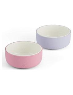 Cuencos de Porcelana Elk y Amigos con Manga de Silicona 2 Pzas