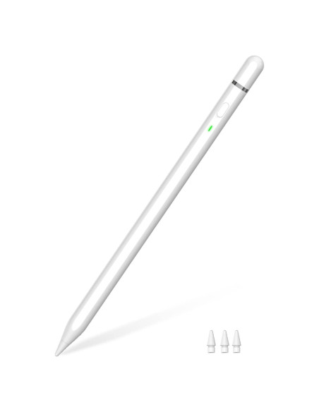 Lápiz KIROSA para iPad 2018-2025, Carga Rápida, Rechazo de Palma