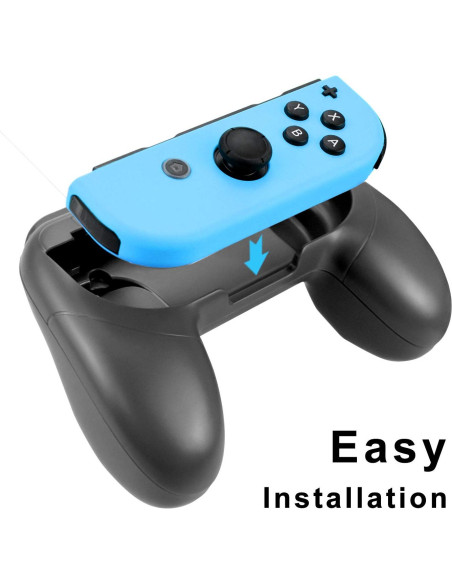 Agarres Joy-Con Laimax para Nintendo Switch OLED - 2 Piezas Negro