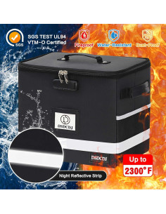 Caja de Archivos a Prueba de Fuego DSDCDJ 31.2x19.6x26.7cm 2